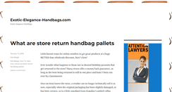Desktop Screenshot of exotic-elegance-handbags.com